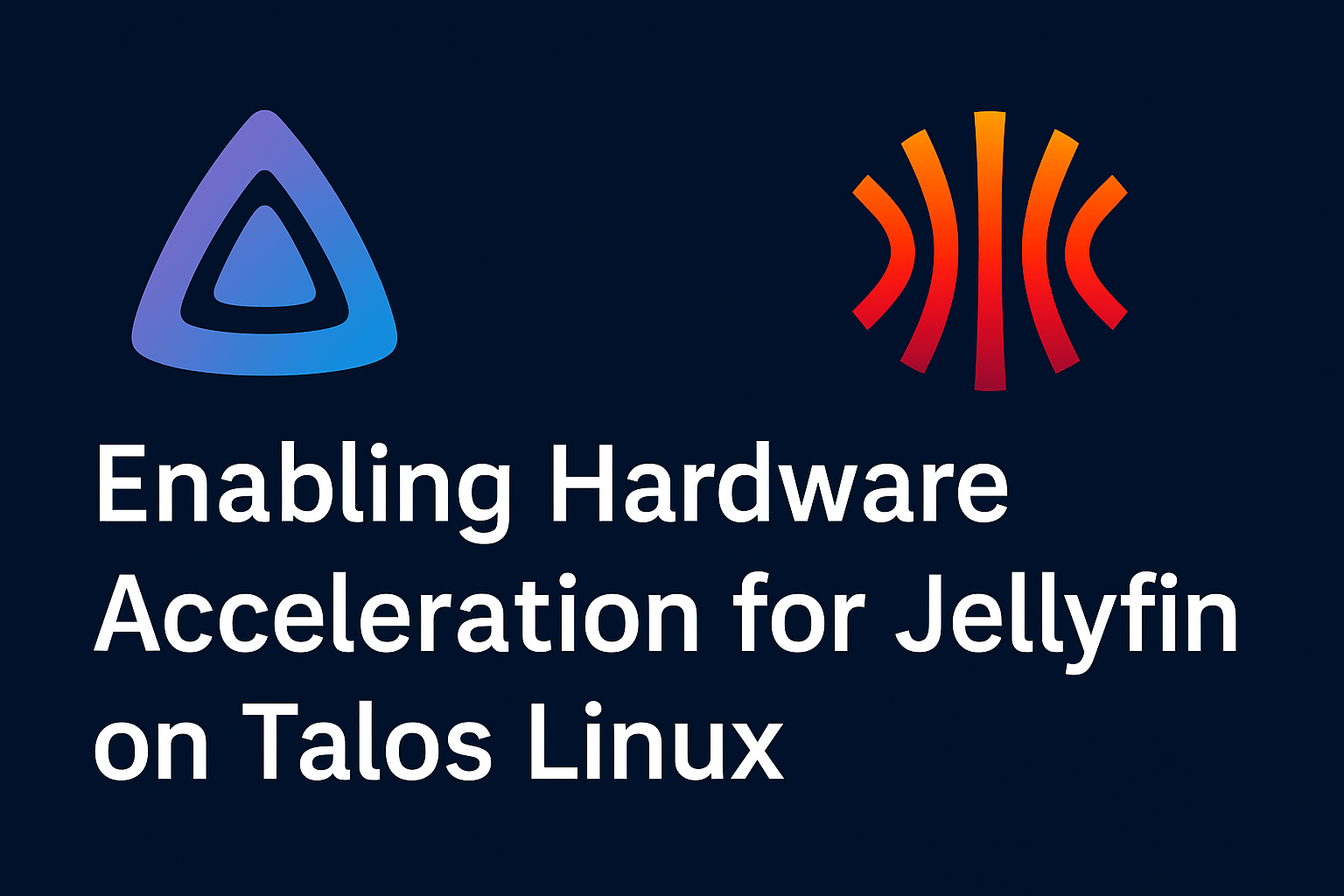 Jellyfin på Talos Linux